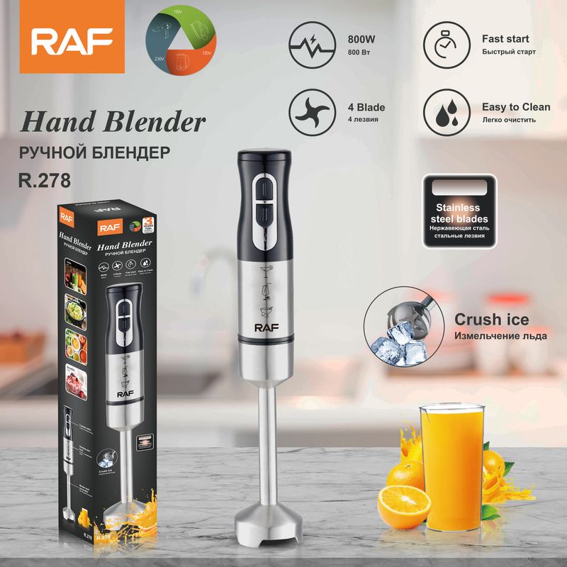 Household Handheld Electric Stainless Steel Cooking Stick Baby Food Mixer R.278_voghion.com