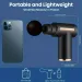 LED Touch Massage Gun - 4 Heads|Portable|EU Charger_voghion.com