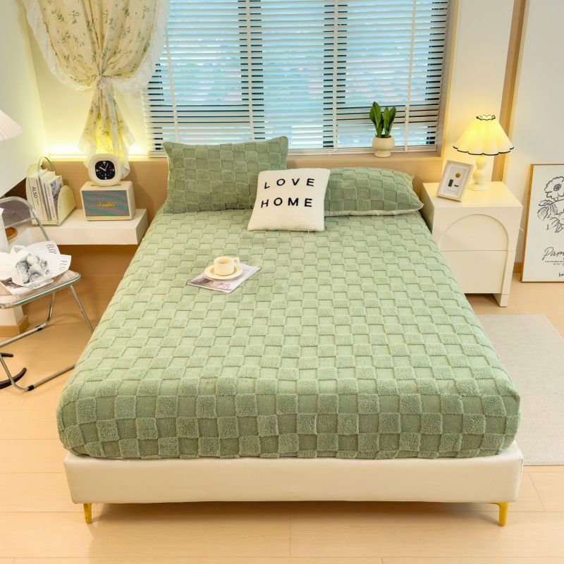 3D-Jacquard-Taft-Spannbettlaken – Luxus-Matratzenschoner mit tiefer Tasche_voghion.com