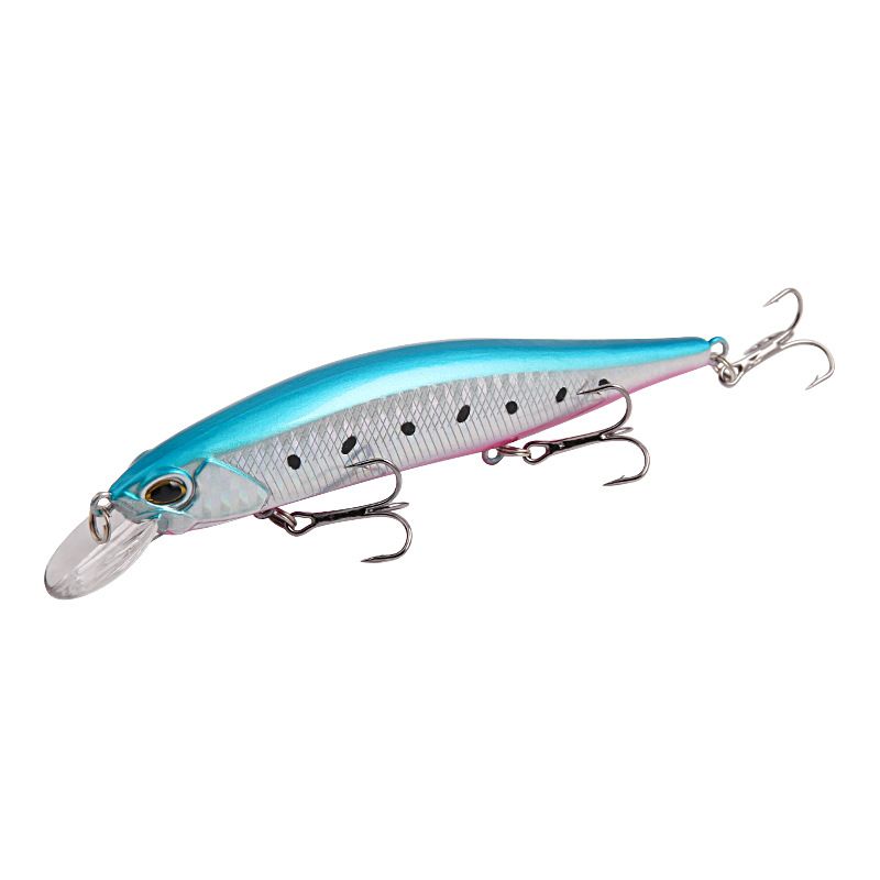 Lure Bait Six Colors Long Distance Floating Water Type Ringing Beads Minnow 14.6cm15g Laser Three Hook Bait Attack Upturned Mouth Bass_voghion.com