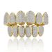 Men And Women's Jewelry Micro Diamond Braces Canines Vampire Teeth_voghion.com