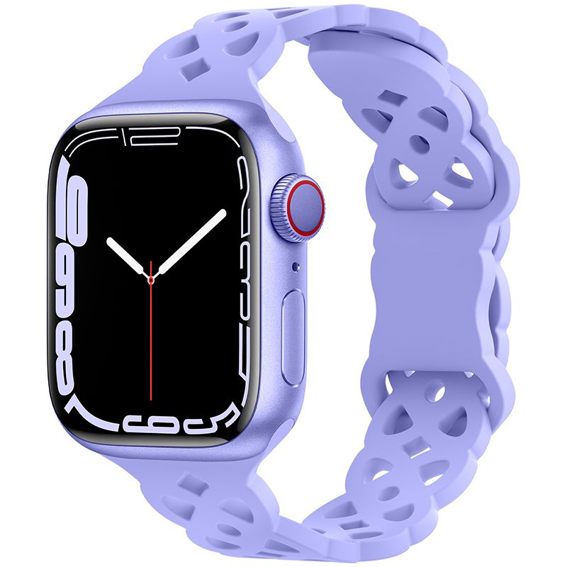 Silicone Strap For Apple watch band 44mm 40mm 45mm 41mm 42mm 38mm 44 mm Accessories bracelet iWatch serie 8 Ultra 5 4 3 6 SE 7_voghion.com