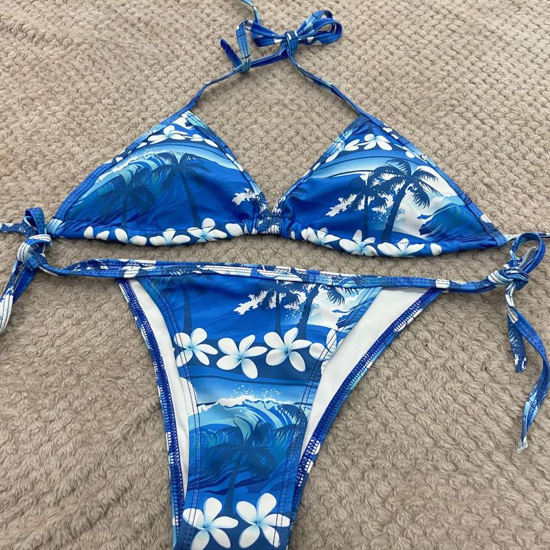 Süßer Träger-Sportbikini purer Lust, sexy geteilter Damen-Badeanzug_voghion.com