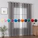 Transparente Voile-Vorhänge – halbtransparente Fenstervorhänge für Wohnzimmer und Schlafzimmer (lichtfilternd, weich fließend, verschiedene Größen und Farben, pflegeleicht)_voghion.com
