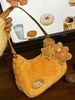 New 2023 Autumn/winter Luxury Plush Bag Women's Cute Plush Handheld Underarm Bag Cross Shoulder Bag_voghion.com