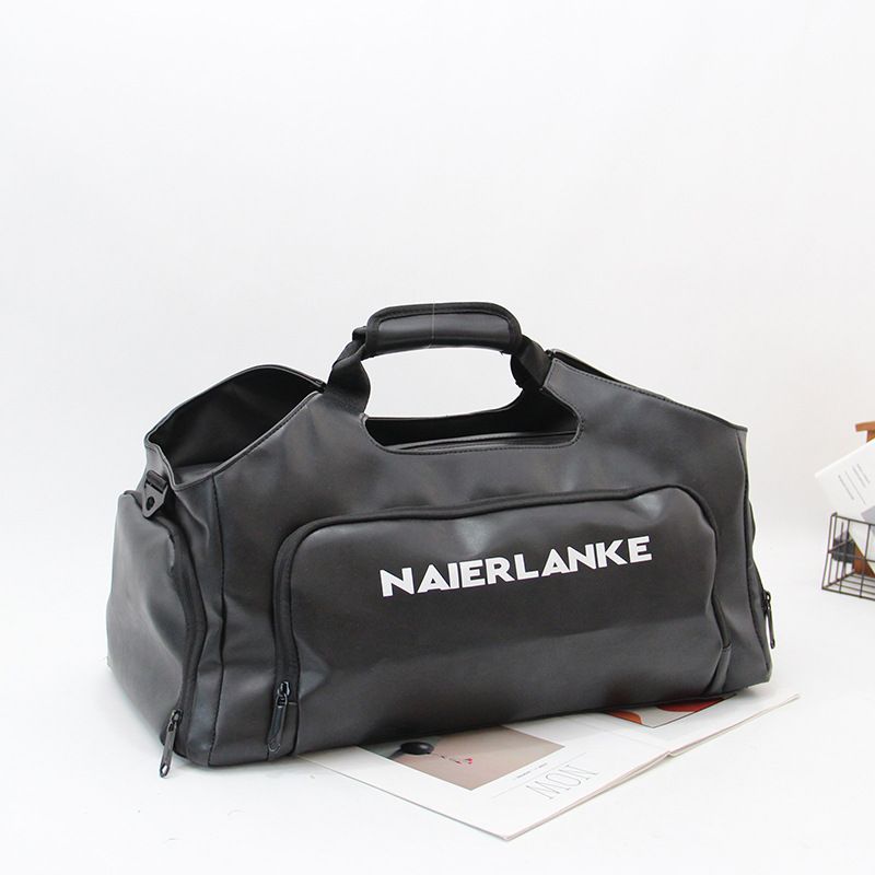 Dry Wet Separation Handbag Large Capacity Travel Korean Style Gym Business Trip Independent Shoe Compartment Carry-on_voghion.com