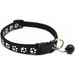 Cat Collars With Bells Paw Print Design Pet Collars Safe Quick Release Cat Collar Adjustable Cute Kitten Collar For Cats Or Dogs_voghion.com