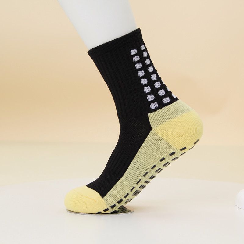 Calzini da donna, calzini da calcio antiscivolo, calzini da yoga, fondo in asciugamano spesso, deodorante, colla_voghion.com