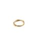 Damenschmuck, 18 Karat vergoldeter Twist-Knot-Ring, minimalistischer stapelbarer Ring für den täglichen Gebrauch, Größen 6–8_voghion.com