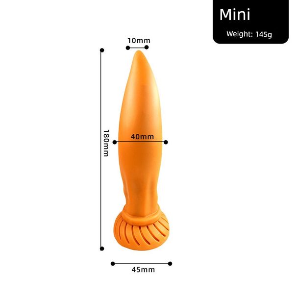 Συσκευή διαστολής πρωκτού Extreme Challenge Super Large υγρής σιλικόνης, μαλακή και άγευστη, για πρωκτικές σφήνες, SM_voghion.com