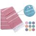 Cotton Turkish Tassel Beach Towel Striped Invisible Zipper Hemming Quick Drying Pocket Towel_voghion.com