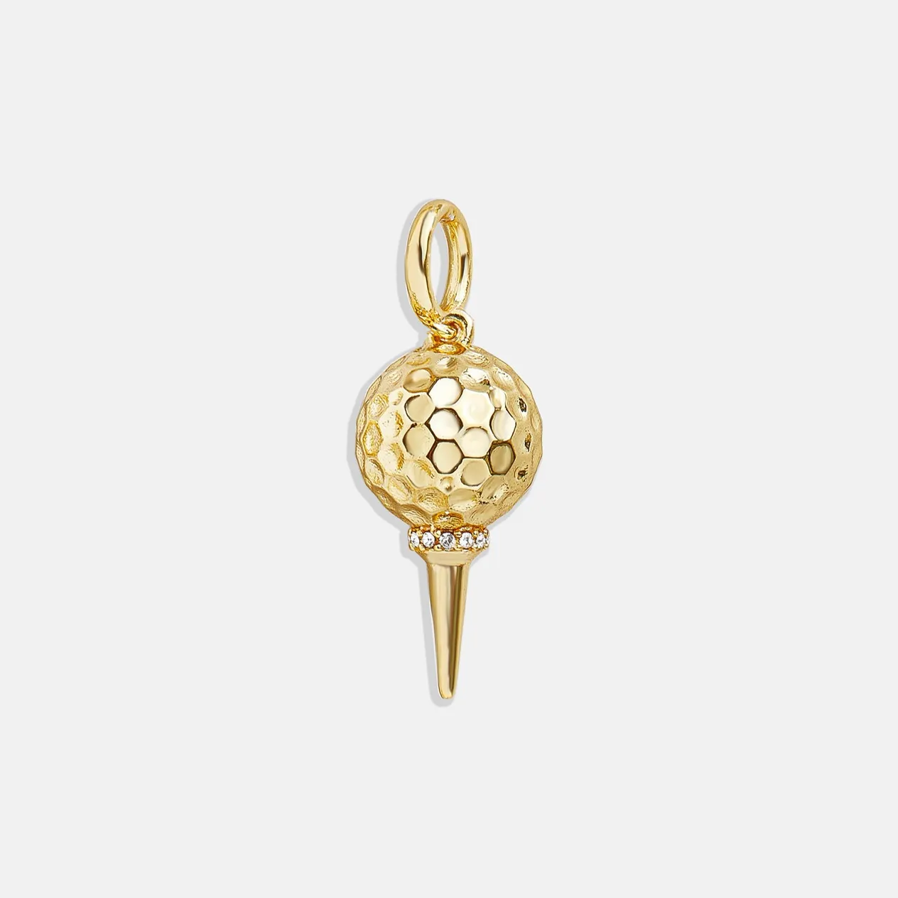 Sports Pendant Set Vacuum Gold Plated Stainless Steel Tennis Volleyball Charms DIY Unisex Jewelry_voghion.com