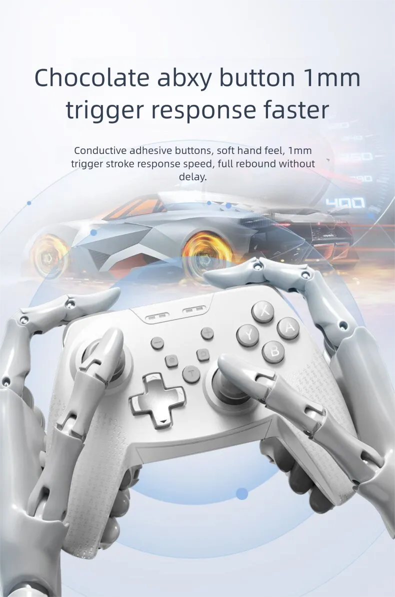 Switch Game Hall Joystick Wireless Adapter For PC Tablet Steam Console Bluetooth Controller_voghion.com