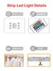 Bande lumineuse LED RVB de 1 à 30 m avec télécommande, pour plafond de chambre à coucher ou de cuisine, Royaume-Uni_voghion.com