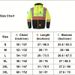 PYOTROS High Visibility Jackets Men, Waterproof Safety Pockets, Reflective Bomber Jacket With Black Bottom, Hi Vis_voghion.com