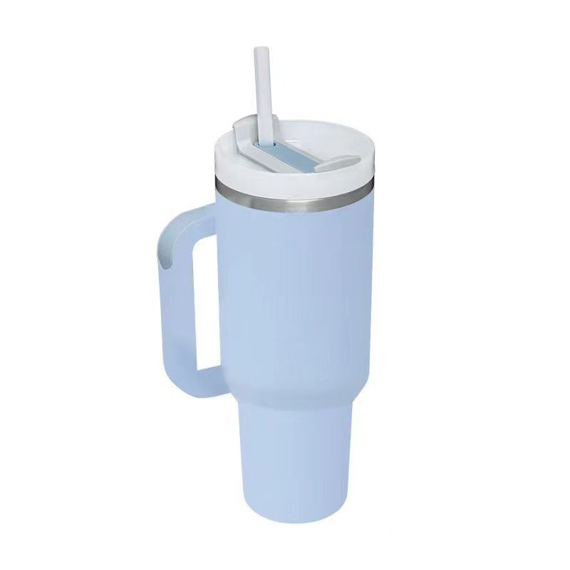 Prenosni termos lonček Ice Bully Cup iz ameriškega nerjavečega jekla 304, prostornina 40 oz, s slamnatim ročajem_voghion.com