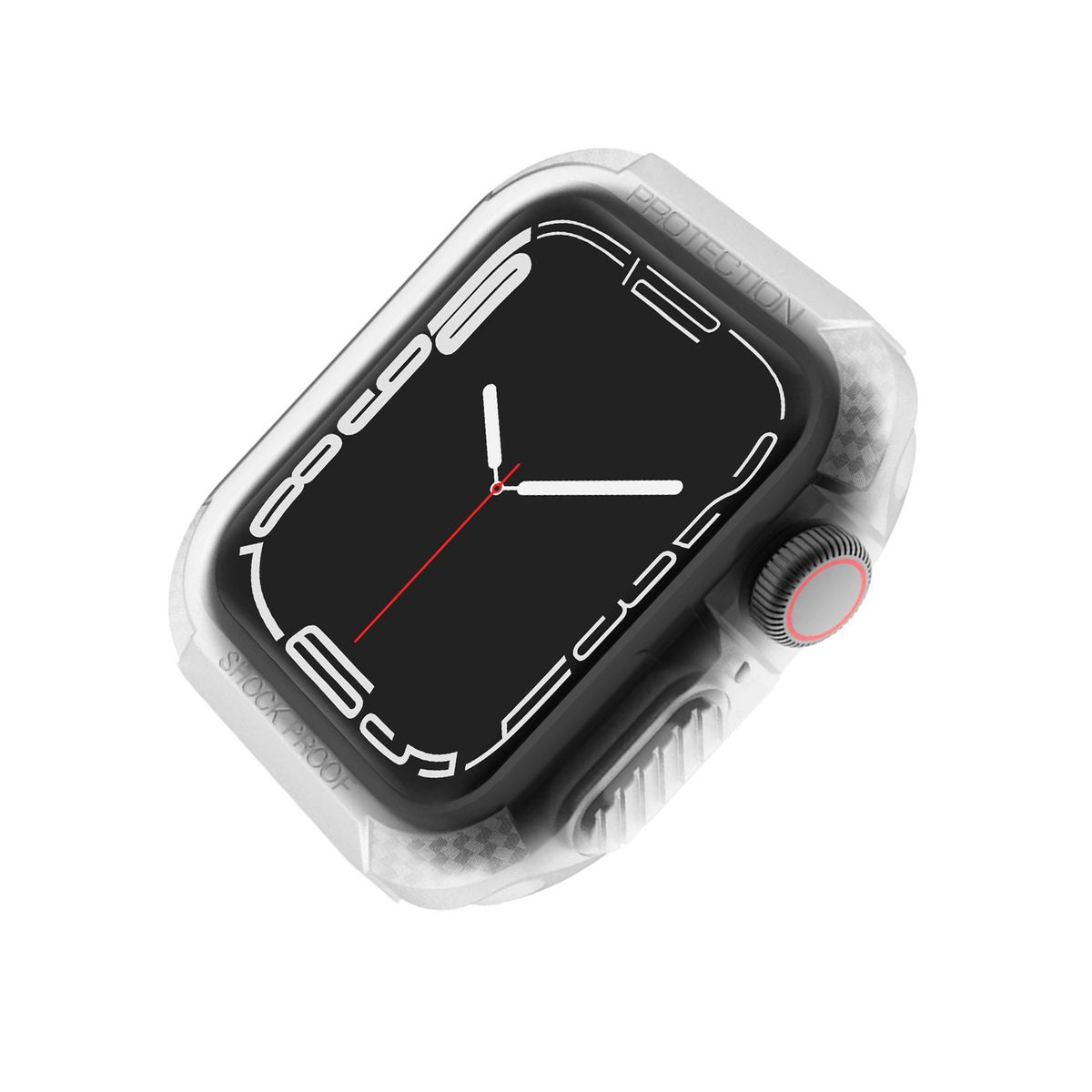 Capa de fibra de carbono para Apple Watch Ultra 8/7/SE/6/5/4/3 TPU protetor à prova de choque iWatch 41mm 45mm 38 40 42 44mm 49mm capa protetora_voghion.com