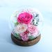 Preserved Flower Glass Sphere Decor - Real Flowers Handmade|LED Light Up Gift Box|Valentine's Day Mother's Day Christmas Gift_voghion.com