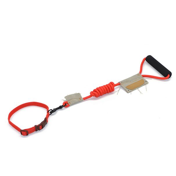 Guinzaglio per animali domestici di taglia grande, media e piccola, semplice, rotondo, con catena per cani, personalizzato_voghion.com