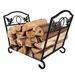 Racks Rack Holder Storage Firewood Black Log Folding Log_voghion.com