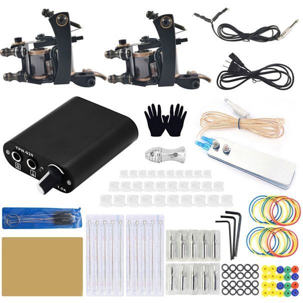 Ensemble de machine de découpe et de mélange double T602 Équipement de tatouage Ou Liang_voghion.com