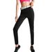 Sports Clothing Pants With Velcro Adjustment High Waist Fitness Pants For Sports Running Training Sweat Inducing Large Size Sweat Inducing Clothes_voghion.com