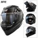 Motorcycle Full Face Helmet With Dual Visor & Bluetooth, ABS Shell, DOT/3C Certified For Men & Women (Multiple Colors & Sizes)_voghion.com