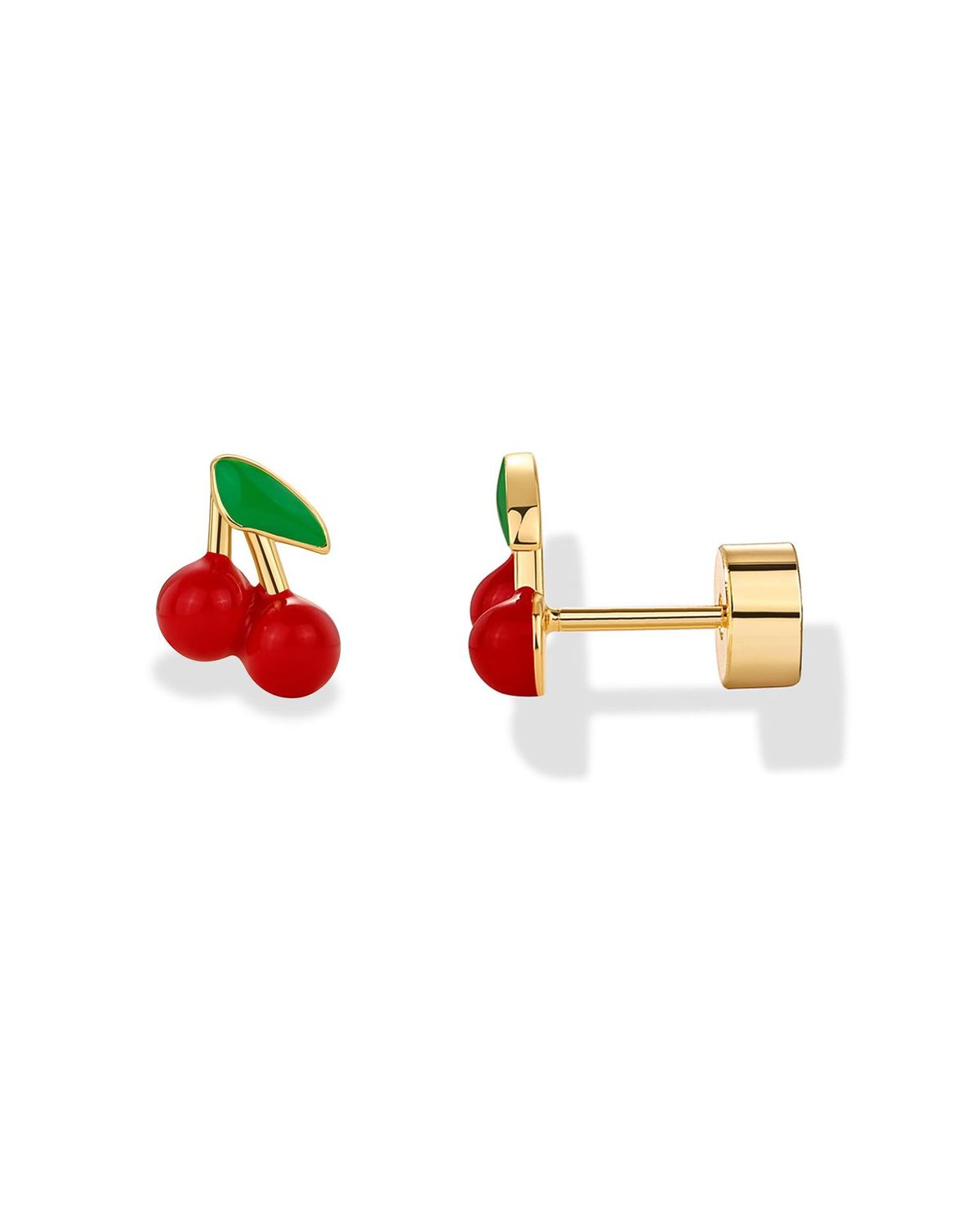 Vendita calda di design di nicchia, orecchini a forma di ciliegia e fragola, dolci e carini, per donne, accessori per le orecchie in stile fresco_voghion.com