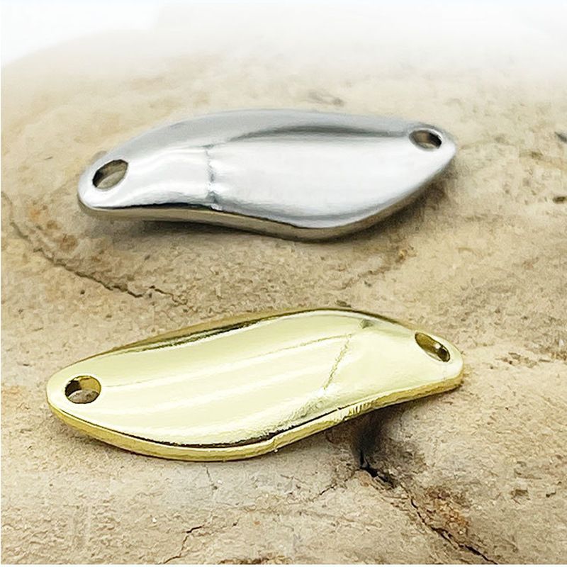 Esca da pesca in metallo con paillettes a lancio lungo, sanguisuga, pezzo nudo, esca rotante, paillettes subacquee, bocca di cavallo_voghion.com