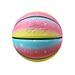Glow In The Dark Basketball Size 5 & 7 - Rainbow PU Basketball For Kids/Youth Durable Indoor Outdoor Training Ball_voghion.com