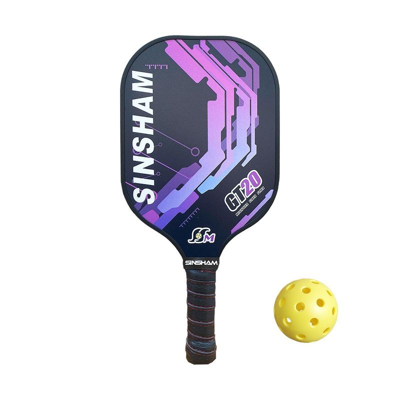 SINSHAM Graphite Carbon Fiber Pickleball Paddle Adults Professional Grade 11 Thick With Racket For Wiek 9+_voghion.com