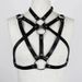 HOT Sexy Women Leather Harness Belts Underwear Gothic Punk Bustier Corset Haruku Body Bondage Waist Strap Suspenders Dress_voghion.com