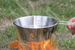 Outdoor Sierra 304 Stainless Steel Folding Cookware Camping Tableware Foldable Fixed Handle Bowl_voghion.com