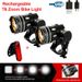 Night Riding Mountain Bike Zoomable Spotlight Bicycle Front High Brightness T6 USB Rechargeable Bright Lighting Light_voghion.com