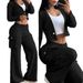 "Women's Wide Leg Overalls Pants - Stylish & Comfortable High Waist Jumpsuit For Casual Wear, Summer & Spring Fashion"_voghion.com