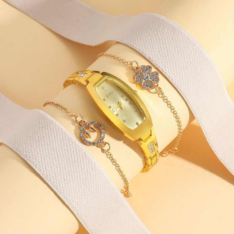 Small Dial Oval Watch Niche Women's Watch Small And Exquisite Bracelet Watch Ladies Quartz Watch_voghion.com