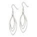 Sterling Silver Polished Fancy Triple Marquise Shape Dangle Earrings_voghion.com