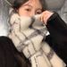 2025 New Scarf Women's Winter New Korean Cold Senior Sense Student Versatile Thickened Warm Shawl Scarf_voghion.com