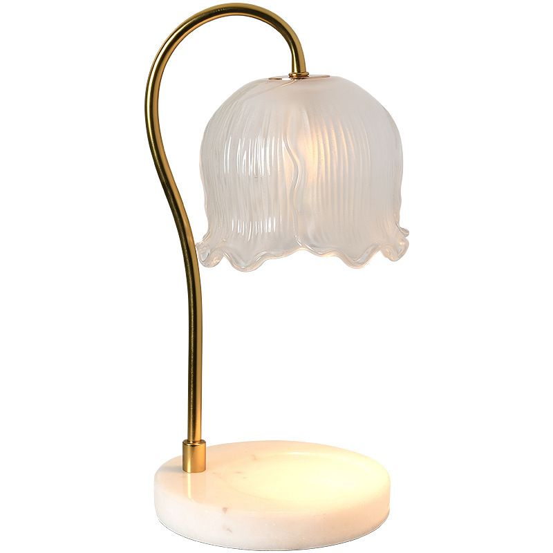 Lily Of The Valley Aromatherapy Melting Wax Lamp Table Lamp Bedside Ins Melting Candle Lamp Smokeless Timed Temperature Regulating Night Light_voghion.com