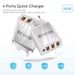48W USB Fast Charger Plug Quick Charge 3.0 4-Port Power Adapter EU UK For IPhone_voghion.com