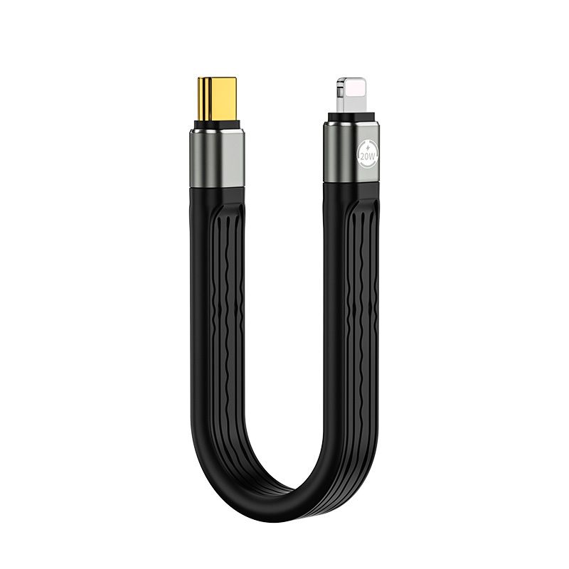 Soft FPC PD 20W USB C cable data cable for iPhone TypeC to 8-pin 3A fast charging USB C cable for iPhone 14 13_voghion.com