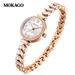 Women's Elegant Minimalist Quartz Watch – Crystal-Accented Dial, Alloy Bracelet, Versatile Style Bracelet Watch Inlaid With Diamonds Quartz Watch_voghion.com