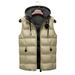 Men’s Quilted Vest – Lightweight Thermal Workwear With Zip Closure (Army Green/Navy/Black, L-XXXL)_voghion.com