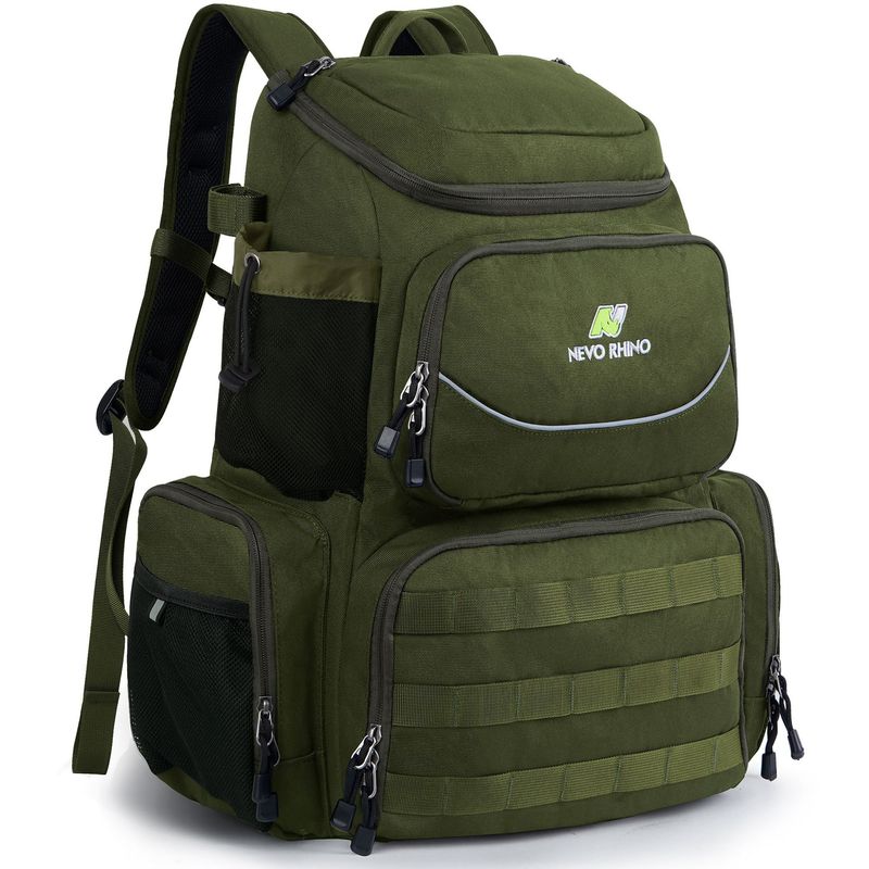 Outdoor Fishing Backpack Tool Bag Fishing Gear Bag Multi Function Backpack Camouflage Backpack_voghion.com