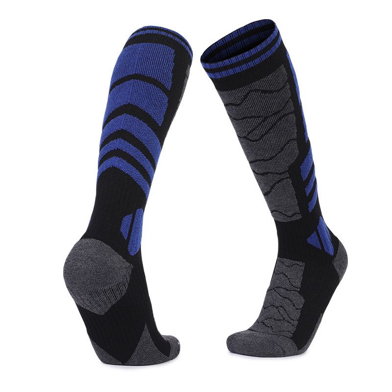 Two Wolf Men's Ski Sports Thick Towel Bottom Long Tube Merino Wool Anti odor and Warm Soc_voghion.com
