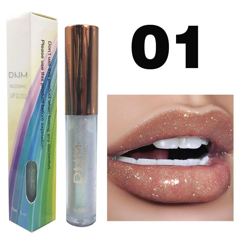 Colore Dnm Laser Lipgloss Madreperla Glitter Rossetto idratante idratante Labbra sexy Fuller 2024 Waterpro_voghion.com
