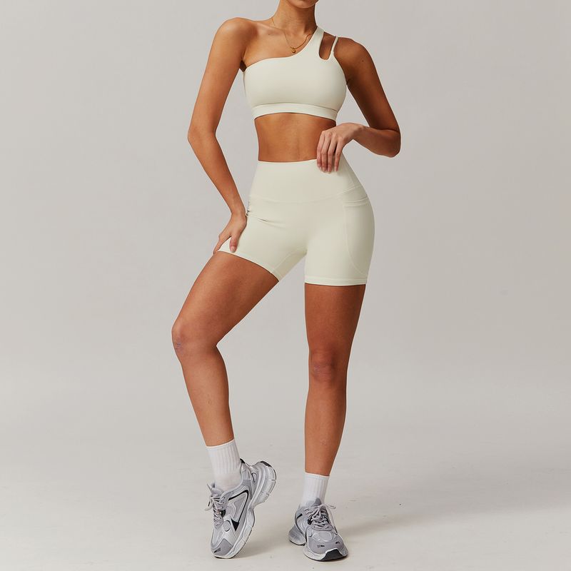 Breathable Cloud-Like Quick-Dry Yoga Set With Pocket – Seamless Running & Fitness Outfit For Women_voghion.com