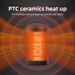 New Model PTC Ceramic Electric Heater, Fast Heating Desktop Warmer For Household And Office, Silent Operation With Overheat Protection, Energy Efficient_voghion.com