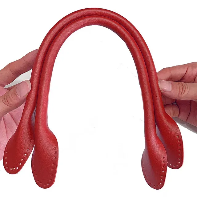 1 Pair 42cm PU Leather Handle Lady Shoulder Detachable DIY Replacement Handles Part Accessories Handbag Bag Strap_voghion.com