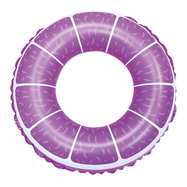 Baby Lemon Swim Ring - 50cm PVC Inflatable Arm Float For Toddlers (Safe & Comfortable Non-Slip Design Bright Yellow Color)_voghion.com